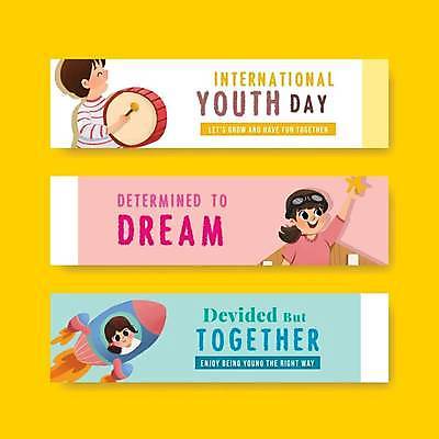 EPS 해외이미지 템플릿 배너 여자 교육 기념일 남자 가로배너 별 어린이 분홍색 하늘색 일러스트 들기 소녀 소년 상반신 세명 로켓 흰색 승차 우주선 북 즐거움 북채 로켓발사 어린이만 배너세트 해외일러스트 자연요소 감정 컬러 모션 타악기 사람 이벤트 가로 파란색 세트 우주 발사 파일형식 벡터 이미지허브