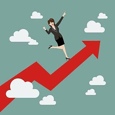 EPS 해외이미지 전신 여자 화살표 일러스트 한명 정장 성인 가리킴 비즈니스우먼 상승 다리들기 성인여자한명만 해외일러스트 1 옷 컨셉 비즈니스 모션 사람 손짓 직장인 여자한명만 성인여자만 파일형식 벡터 이미지허브