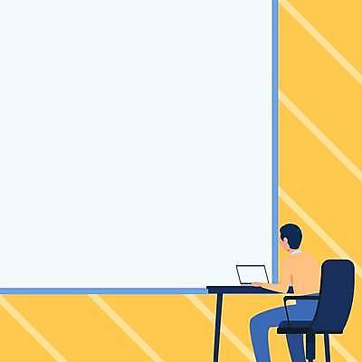 EPS 해외이미지 남자 의자 일러스트 비즈니스 탁자 프레임 한명 앉기 성인 노트북 컴퓨터 비즈니스맨 책상 성인남자한명만 카피스페이스 해외일러스트 1 가구 모션 사람 전자제품 공백 직장인 남자한명만 성인남자만 파일형식 벡터 이미지허브