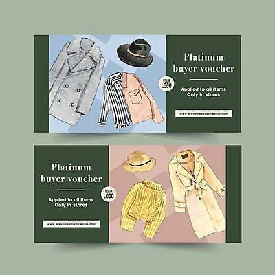 EPS 해외이미지 영어 옷 와이셔츠 일러스트 타이포그라피 사람없음 초록색 코트 티켓 터틀넥 상품권 해외일러스트 문자 컬러 셔츠 외투 스웨터 파일형식 벡터 이미지허브