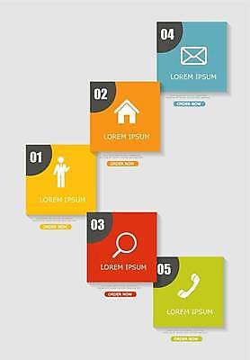 EPS 해외이미지 디자인 일러스트 비즈니스 돋보기 사람모양 사람없음 사각형 자료 인포그래픽 정보 연결 편지 전화기 목차 집모양 해외일러스트 모양 도형 파일형식 벡터 이미지허브