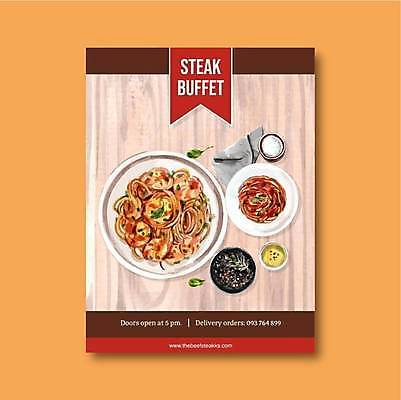 EPS 해외이미지 접시 포스터 일러스트 파스타 서양음식 사람없음 목재 해외일러스트 나무 식기 음식 재료 파일형식 벡터 이미지허브