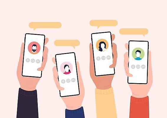 EPS 해외이미지 손 배너 일러스트 비즈니스 통신 회의 모바일 대화 스마트폰 핸드폰 스터디 사무실 디지털 스크린 잡기 네트워크 그룹 메시지 플랫 어플리케이션 연결 만화 전화기 심플 부름 온라인 동영상 소셜 채팅 해외일러스트 모션 말하기 신체부위 전자제품 스마트기기 학습 파일형식 벡터 이미지허브