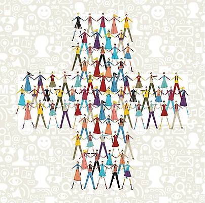 EPS 해외이미지 전신 여자 남자 실루엣 일러스트 팔벌리기 성인 글로벌 손잡기 다양 연결 십자 소셜네트워크 십자모양 성인만 해외일러스트 모양 다수 모션 촬영기법 사람 파일형식 벡터 이미지허브