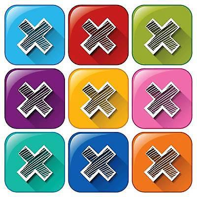 EPS 해외이미지 일러스트 버튼 사람없음 컬러풀 X 해외일러스트 알파벳 컬러 파일형식 벡터 이미지허브