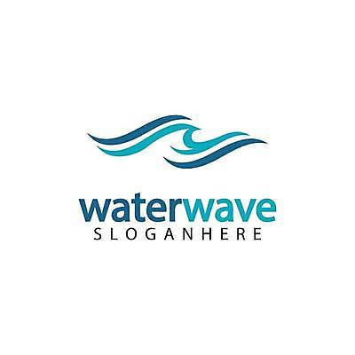 EPS 해외이미지 디자인 파도 일러스트 비즈니스 추상 사람없음 파란색 심볼 웨이브 해외일러스트 바다 컬러 무늬 파일형식 벡터 이미지허브