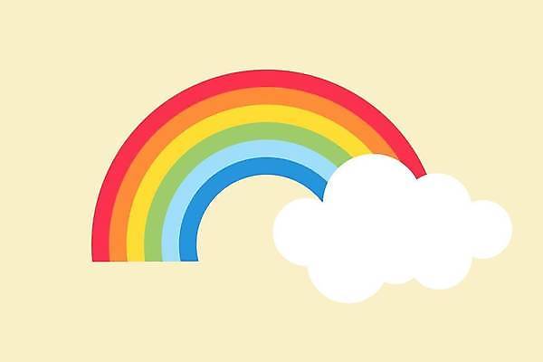 EPS 해외이미지 백그라운드 무지개 일러스트 사람없음 무지개색 해외일러스트 자연요소 컬러풀 파일형식 벡터 이미지허브