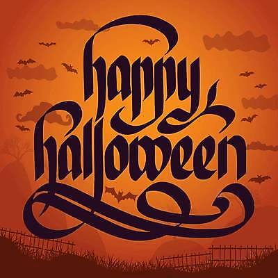 EPS 해외이미지 일러스트 타이포그라피 사람없음 주황색 할로윈 박쥐 해외일러스트 문자 컬러 포유류 파일형식 벡터 이미지허브