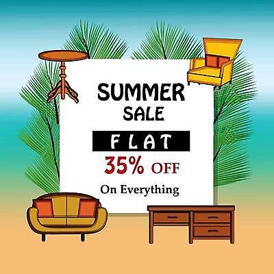 EPS 해외이미지 디자인 가구 일러스트 탁자 사각프레임 해변 사람없음 여름 쇼핑 소파 세일 책상 열대잎 트로피컬아트 해외일러스트 계절 바다 생활용품 잎 의자 프레임 사각형 그림 파일형식 벡터 이미지허브