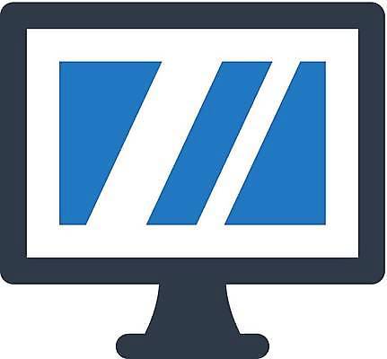 EPS 해외이미지 일러스트 컴퓨터 스크린 모니터 심볼 해외일러스트 전자제품 파일형식 벡터 이미지허브