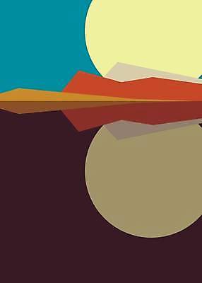 EPS 해외이미지 디자인 포스터 호수 바다 일러스트 하늘 기술 미술 풍경 물 빛 강 컬러풀 태양 라벨 맑음 기하학 발생 스타일 수평선 해외일러스트 자연요소 컬러 무늬 날씨 문화예술 프레임 파일형식 벡터 이미지허브