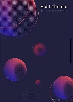 EPS 해외이미지 디자인 백그라운드 일러스트 사람없음 파란색 보라색 원형 엘리먼트 카피스페이스 해외일러스트 도형 컬러 공백 파일형식 벡터 이미지허브