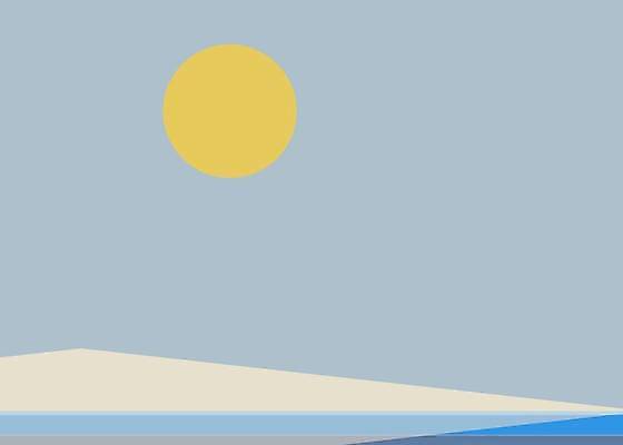 EPS 해외이미지 디자인 포스터 호수 바다 일러스트 하늘 기술 미술 풍경 물 빛 강 컬러풀 태양 라벨 맑음 기하학 발생 스타일 수평선 해외일러스트 자연요소 컬러 무늬 날씨 문화예술 프레임 파일형식 벡터 이미지허브