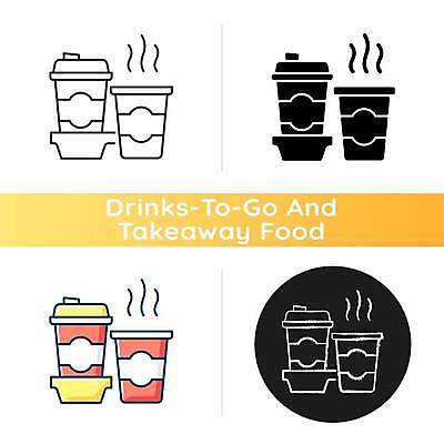 EPS 해외이미지 커피 일러스트 사람없음 플랫 테이크아웃컵 커피캐리어 해외일러스트 음료 컵 테이크아웃 파일형식 벡터 이미지허브