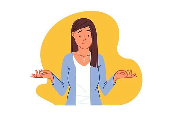 EPS 해외이미지 여자 생각 일러스트 한명 상반신 성인 손들기 표현 고민 곤란 혼란 성인여자한명만 해외일러스트 1 감정 컨셉 모션 사람 여자한명만 성인여자만 파일형식 벡터 이미지허브