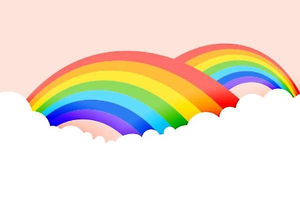 EPS 해외이미지 백그라운드 무지개 일러스트 사람없음 무지개색 해외일러스트 자연요소 컬러풀 파일형식 벡터 이미지허브