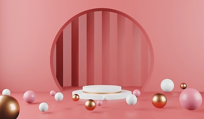 포토 JPG 해외이미지 디자인 백그라운드 사람없음 3D 공백 무대 단상 엘리먼트 포디움 목업 코랄 해외포토 컬러 디지털합성 파일형식 이미지허브