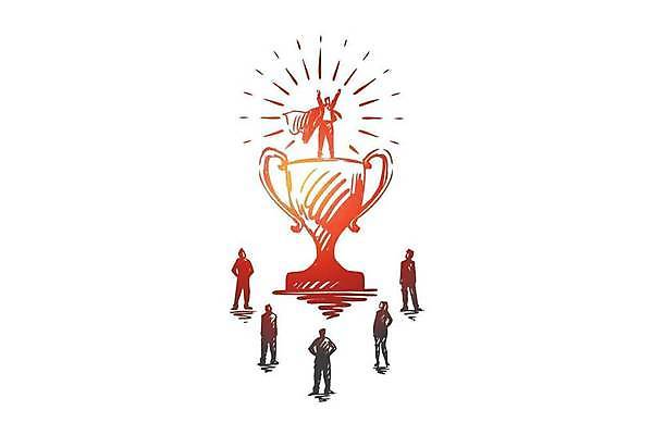 EPS 해외이미지 직업 컨셉 일러스트 비즈니스 성공 사람 컵 숫자 경쟁 잡기 우승 업무 비즈니스맨 자신감 황금 결과 정상 대표 스케치 상패 트로피 받침대 리더 손그림 승진 대회 고립 승자 우수 증명서 지휘대 챔피언 필승 해외일러스트 문자 식기 남자 감정 모션 미술 최고 작업 직장인 절기 상_우승 파일형식 벡터 이미지허브