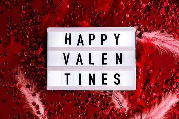 포토 JPG 해외이미지 실내 발렌타인데이 사람없음 하이앵글 깃털 라이트박스 빨간배경 해외포토 뷰포인트 백그라운드 데이이벤트 내부 빨간색 파일형식 이미지허브