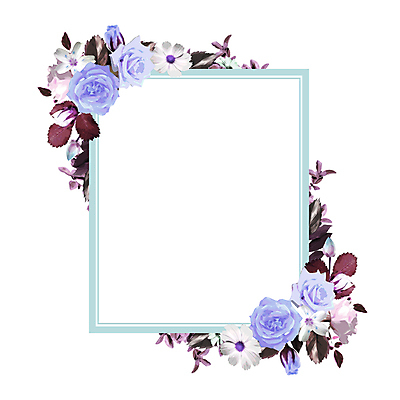 JPG 해외이미지 디자인 꽃 백그라운드 잎 일러스트 프레임 사람없음 낭만 해외일러스트 식물 컨셉 파일형식 이미지허브