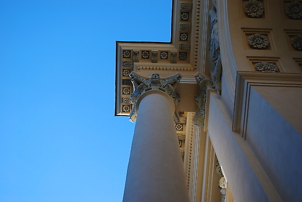 포토 JPG 해외이미지 꽃 유럽 건축양식 하늘 사람없음 장식 파란색 기둥 역사 묘사 체코 모라비아 해외포토 식물 건축 나라 컬러 파일형식 이미지허브