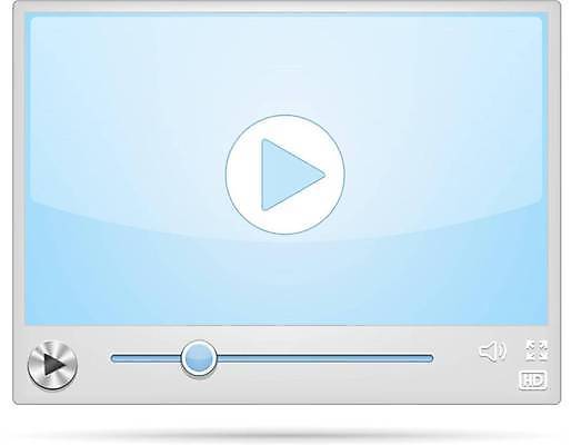 EPS 해외이미지 하늘색 일러스트 사람없음 멀티미디어 UI 플레이어 해외일러스트 파란색 파일형식 벡터 이미지허브