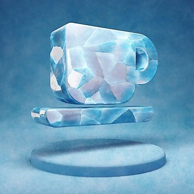 포토 JPG 해외이미지 커피 사람없음 컵 파란색 3D 얼음 입체 오브젝트 해외포토 자연요소 식기 음료 컬러 디지털합성 파일형식 이미지허브