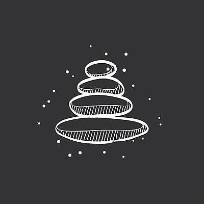 EPS 해외이미지 일러스트 사람없음 쌓기 검은색 스파 조약돌 흰색 마사지 스파용품 해외일러스트 컬러 모션 돌_바위 오브젝트 파일형식 벡터 이미지허브