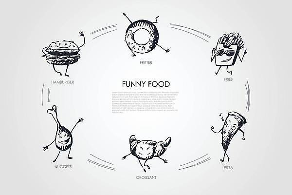 EPS 해외이미지 접시 디자인 음식 빵 컨셉 일러스트 피자 패스트푸드 종류 육류 요리 그래픽 장식 세트 식사 튀김 지성 감자튀김 햄버거 대접 그룹 맛 연결 스케치 굽기 심볼 사인 반죽 손그림 모음 팬케이크 고립 치즈버거 해로움 맛있는 해외일러스트 식기 식재료 감자 서양음식 미술 케이크 인스턴트 구이 파일형식 벡터 이미지허브