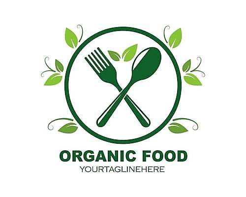 EPS 해외이미지 포크 일러스트 사람없음 초록색 요식업 식당 숟가락 심볼 유기농 해외일러스트 식기 웰빙 산업 컬러 수저 상점 파일형식 벡터 이미지허브