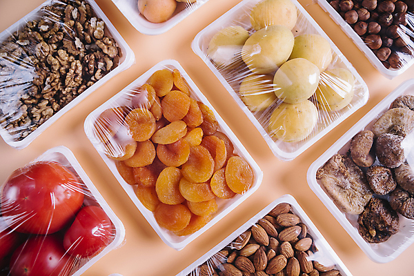 포토 JPG 해외이미지 백그라운드 포장 사람없음 견과류 플랫 팩 패키지 건강식 랩 포장용기 주황색배경 해외포토 음식 주황색 화장품 포장재료 파일형식 이미지허브