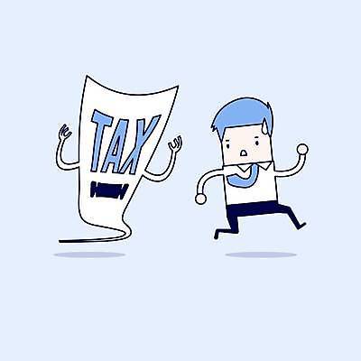 EPS 해외이미지 전신 남자 하늘색 일러스트 한명 성인 달리기 손들기 비즈니스맨 무서움 악마 탈출 비즈니스캐릭터 땀 세금 성인남자한명만 땀흘리기 해외일러스트 일러캐릭터 캐릭터 1 감정 컨셉 비즈니스 모션 사람 파란색 직장인 남자한명만 성인남자만 파일형식 벡터 이미지허브