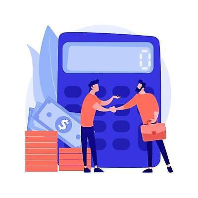 EPS 해외이미지 전신 남자 지폐 가방 일러스트 비즈니스 악수 들기 성인 두명 동전 계산기 파트너십 성인남자만 해외일러스트 잡화 돈 모션 문구용품 사람 손짓 장비 남자만 성인만 파일형식 벡터 이미지허브