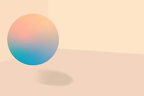 EPS 해외이미지 디자인 백그라운드 일러스트 추상 사람없음 주황색 원형 그라데이션 해외일러스트 도형 컬러 무늬 파일형식 벡터 이미지허브