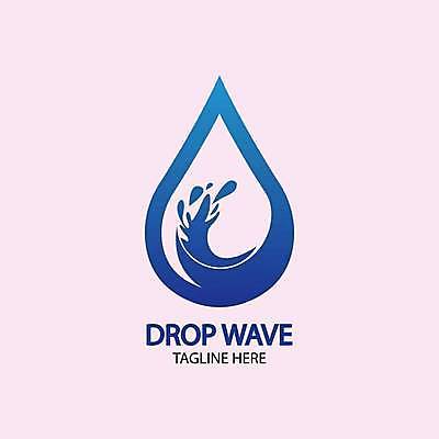 EPS 해외이미지 디자인 파도 분홍색 일러스트 비즈니스 추상 사람없음 파란색 물방울무늬 심볼 해외일러스트 바다 컬러 무늬 파일형식 벡터 이미지허브