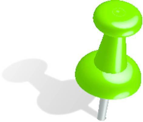 EPS 해외이미지 종이 일러스트 3D 압정 해외일러스트 사무용품 디지털합성 파일형식 벡터 이미지허브