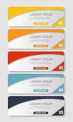 EPS 해외이미지 일러스트 비즈니스 사람없음 그래픽 숫자 사각형 자료 인포그래픽 엘리먼트 목차 해외일러스트 도형 문자 파일형식 벡터 이미지허브