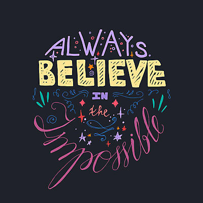 JPG 해외이미지 디자인 일러스트 타이포그라피 사람없음 믿음 불가능 해외일러스트 문자 감정 파일형식 이미지허브