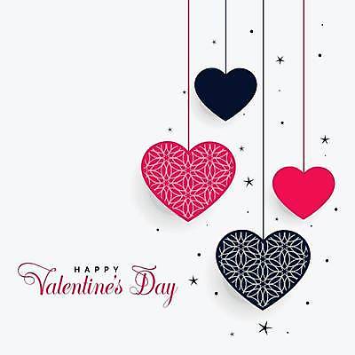 EPS 해외이미지 디자인 행복 백그라운드 일러스트 발렌타인데이 사랑 타이포그라피 사람없음 빨간색 낭만 하트 축하 해외일러스트 모양 문자 감정 컬러 컨셉 데이이벤트 파일형식 벡터 이미지허브