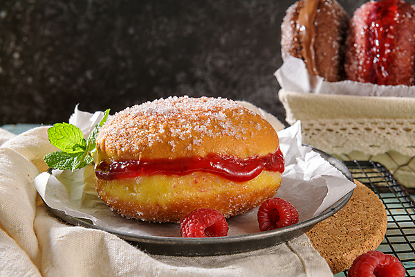 포토 JPG 해외이미지 디저트 실내 사람없음 도넛 산딸기 해외포토 음식 과일 내부 파일형식 이미지허브