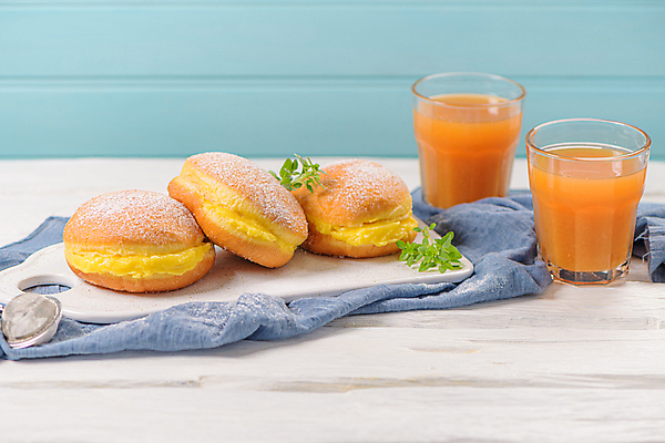 포토 JPG 해외이미지 디저트 실내 사람없음 도넛 오렌지주스 해외포토 음식 내부 과일주스 파일형식 이미지허브