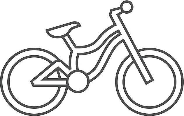 EPS 해외이미지 라인일러스트 일러스트 사람없음 자전거 해외일러스트 바이크 파일형식 벡터 이미지허브