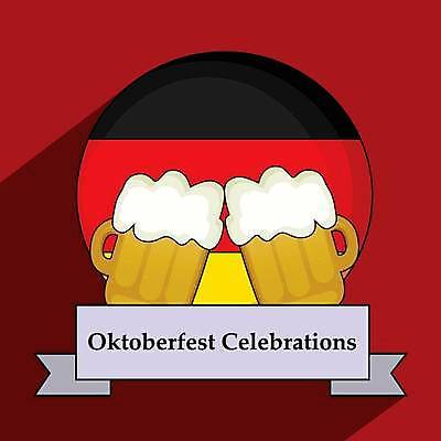 EPS 해외이미지 전통 디자인 포스터 문화 일러스트 맥주 독일 사람없음 빨간색 축제 독일국기 옥토버페스트 해외일러스트 유럽 컬러 주류 국기 파일형식 벡터 이미지허브