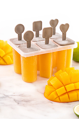 포토 JPG 해외이미지 스튜디오촬영 사람없음 노란색 망고 막대아이스크림 망고아이스크림 해외포토 컬러 아이스크림 실내 열대과일 파일형식 이미지허브