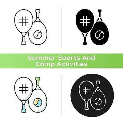 EPS 해외이미지 일러스트 사람없음 테니스 테니스라켓 플랫 테니스공 해외일러스트 공 구기 라켓 테니스용품 파일형식 벡터 이미지허브