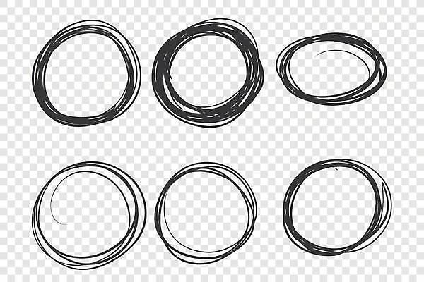 EPS 해외이미지 일러스트 사람없음 원형 손그림 디자인소스 해외일러스트 도형 파일형식 벡터 편집소스 이미지허브