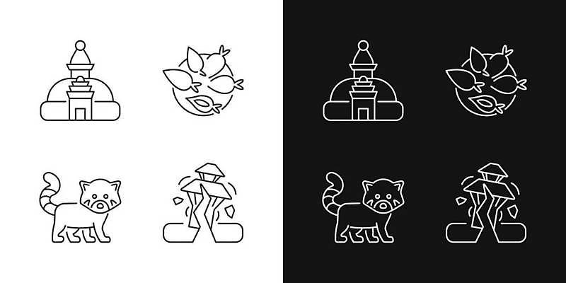 EPS 해외이미지 클립아트 디자인 문화 선 음식 컨셉 불교 일러스트 요리 미술 빛 세트 픽토그램 스크린 검은색 웹 어둠 흰색 사찰 플랫 야간 수집 심볼 사인 그림 심플 윤곽 팩 네팔 고립 사당 얇은 전국 지진 테마 항목 방식 해외일러스트 자연요소 아시아 종교 컬러 인터넷 종교건축 문화예술 화장품 자연재해 파일형식 벡터 이미지허브