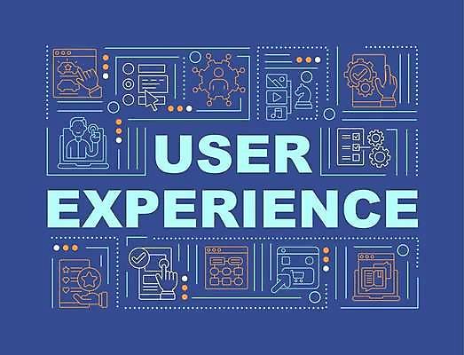 EPS 해외이미지 디자인 선 백그라운드 컨셉 일러스트 타이포그라피 사람없음 단어 체험 서비스 리뷰 인터페이스 레터링 사용자 해외일러스트 문자 파일형식 벡터 이미지허브