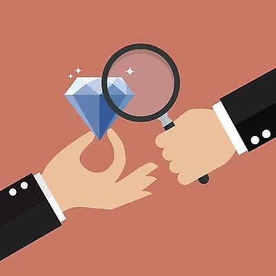 EPS 해외이미지 손 일러스트 비즈니스 모션 돋보기 협력 함께함 들기 신체부위 잡기 보석 해외일러스트 컨셉 사람 광석 파일형식 벡터 이미지허브