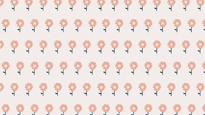 EPS 해외이미지 꽃 분홍색 백그라운드 잎 패턴 일러스트 사람없음 해외일러스트 식물 컬러 무늬 파일형식 벡터 이미지허브